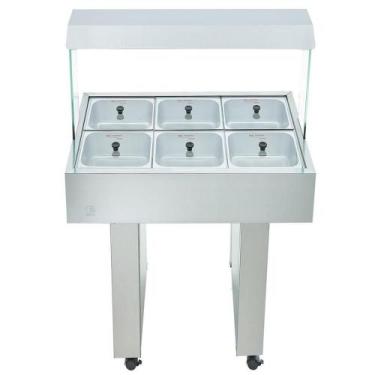 Imagem de Carro Buffet Termico Bbmm-06 6 Cubas 127V - Edanca
