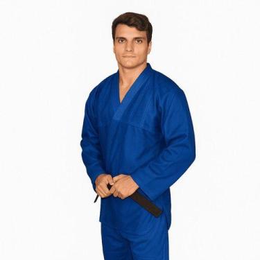 Imagem de Kimono de Judô Adulto Torah Combat, Azul, A4