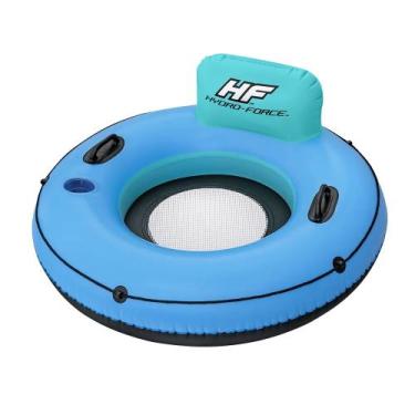 Imagem de Boia Circular C/ Rede Dágua White Cap Azul 1 Pessoa - Bestway