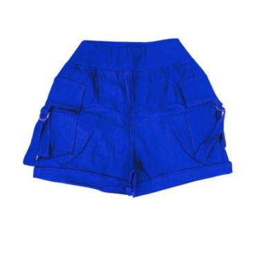 Imagem de Shorts Plus Size Feminino Cargo Bolso Barra Dobrada 0515 - Bellucy Mod