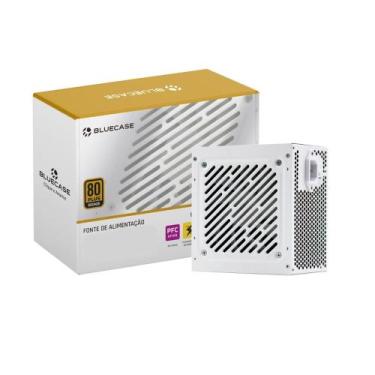 Imagem de Fonte PC ATX 500w 80 Plus Bronze BLU500R-B(W) Branco Preto - Bluecase