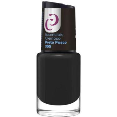 Imagem de Esmalte Cora O Melhor 10ml Essenciais Cremoso Preto Fosco nº355