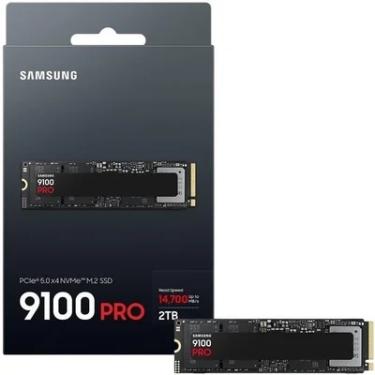 Imagem de SSD M.2 NVMe Gen5 2TB 14.700MB/s Samsung 9100 Pro PC / Ps5 / Playstation 5 SSD PCie 5.0 Gen 5 - MZ-VAP2T0BAM