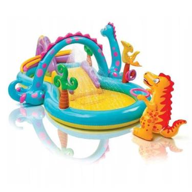 Imagem de Piscina Playground Infantil Mundo Encantado dos Dinossauros 290 Litros