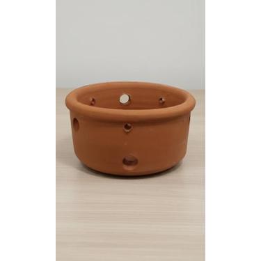 Imagem de Vaso Barro Orquídea Artesanal Cerâmica 3L 22cm - Congratulations Store