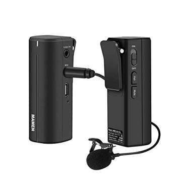 Imagem de Microfone Lapela sem fio Conector 3,5mm MAMEN WMIC-5G
