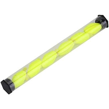 Imagem de Indicador de ataque de pesca com mosca, indicadores de golpe, isca, pesca, flutuação, indicador de golpe, iscas, 6 peças, boia flutuante de espuma, flutuante de pesca, indicador de golpe, mangueira de pesca (amarelo)