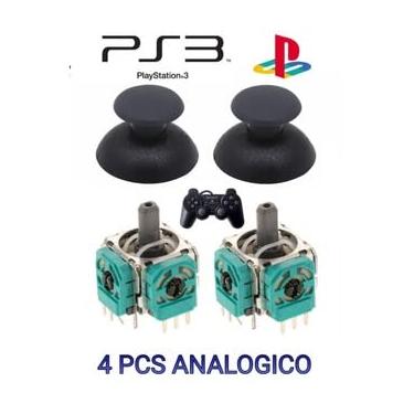 Imagem de 4 PCS ANALOGICO 3D DIRECIONAL PS3 PARA CONTROLE