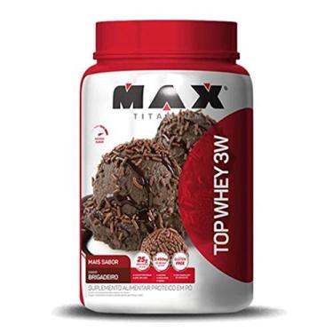 Imagem de TOP WHEY 3W + SABOR 1 KG - MAX TITANIUM