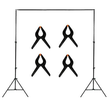 Imagem de Suporte para Fundo Infinito 2m x 2m Sou Foto + Grampos Alicate Sou Foto GFI-001