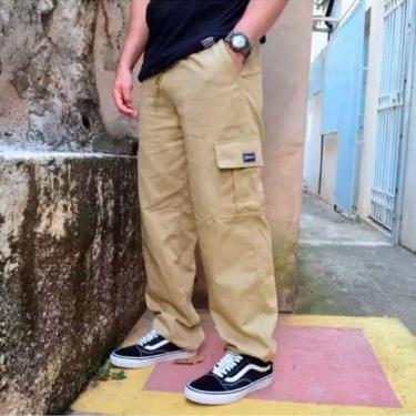 Imagem de Calça Brack Regular Cargo Action - Bege