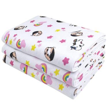 Imagem de Cueiro Flanelado Turma da Mônica Baby