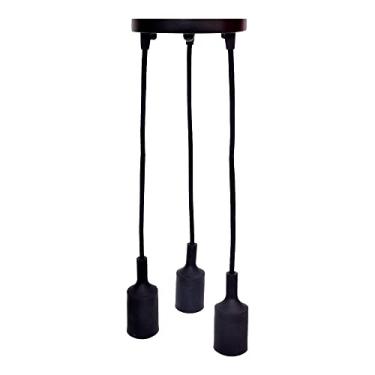 Imagem de Pendente Benjamin 3Xe27, Avant, 485115875, black