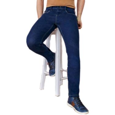 Imagem de Calça Masculina Jeans Elastano Plus Size Qualidade Premium
