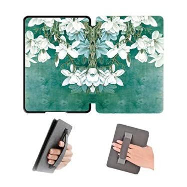 Imagem de Capa de 16 cm com alça de mão para Kindle Paperwhite 11º lançado em 2021, modelo M2L3EK e M2L4EK, capa impermeável com hibernação automática