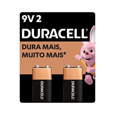 Imagem de Duracell Bateria Alcalina 9V Com 2 Unidades – Ideal para Detectores de Fumaça e Microfones sem Fio
