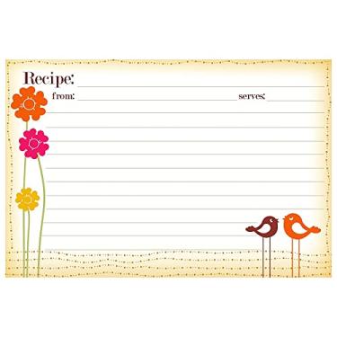 Imagem de Meadowsweet Kitchens Conjunto de cartão de receita - Pássaros Cantantes