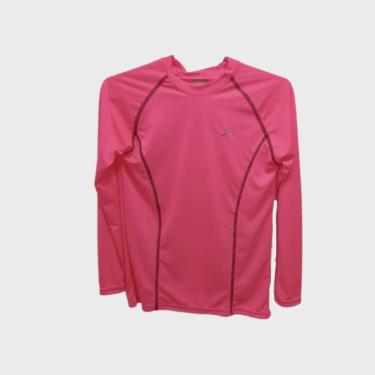 Imagem de Camiseta Poker Fator de Proteção UV50 + Feminina - Rosa Florescente