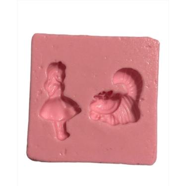 Imagem de Molde De Silicone Alice A Gato Mini P/ Brigadeiro
