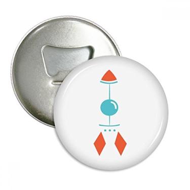 Imagem de Universe Alien Monster Rocket abridor de garrafas ímã de geladeira emblema multifuncional