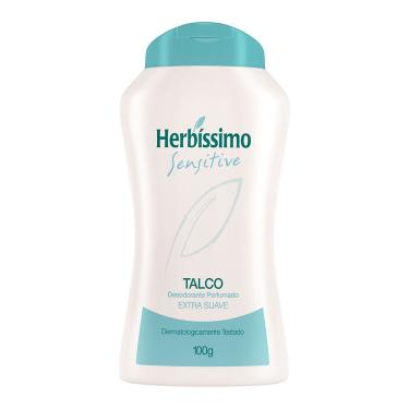 Imagem de Talco Desodorante Perfumado Herbíssimo Sensitive Extra Suave 100g