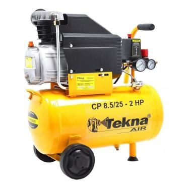 Imagem de Compressor De Ar Moto Compressor Cp8525 2 Hp 24 Litros Tekna 127V
