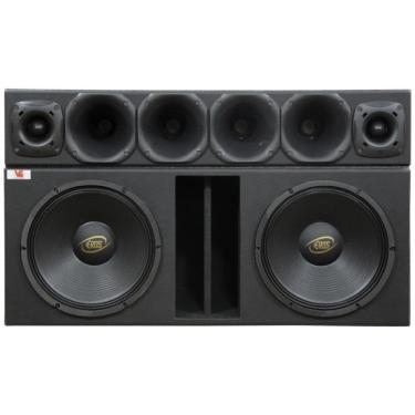 Imagem de Caixa Eros 2 Woofer E12 450LC Black 12 + Corneteira