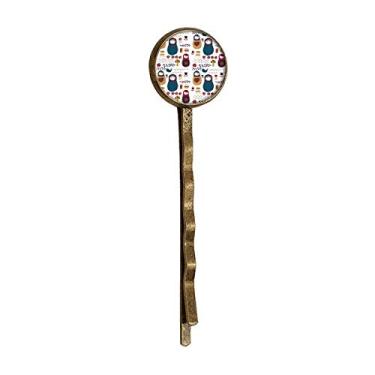 Imagem de Russia Dolls Pôster de flor russa Matryoshka Retro Metal Hair Bobby Pin Headwear