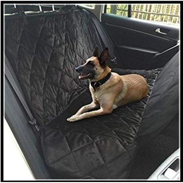 Imagem de Capa Pet Banco Traseiro Universal Preto Impermeável Fácil Higienização