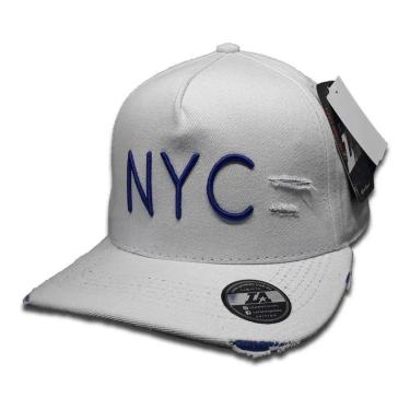 Imagem de Boné Layners Nyc Aba Curva Bordado Ajustável Strapback-Unissex