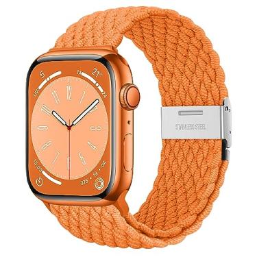 Imagem de SUIMUMU Pulseiras Compatível com Apple Watch Ultra de 49mm 45mm 44mm 41mm 40mm, Pulseira Elástica de Nylon para IWatch Ultra 8 7 6 5 4 SE (#22,40mm/41mm)