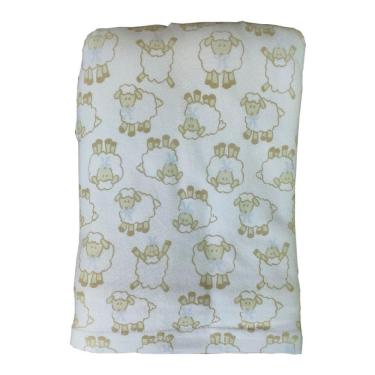 Imagem de Saia de Berço Algodão Doce Hug Baby Cor Azul