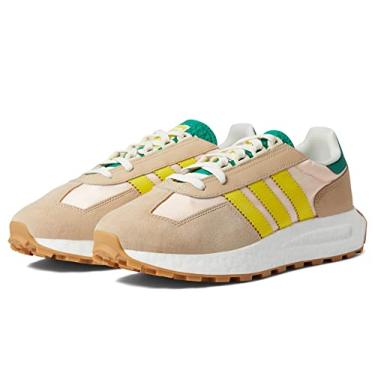 Imagem de adidas Originals Tênis Retropy E5 masculino, Bliss Laranja/Amarelo Impacto/Bege Mágico, 12