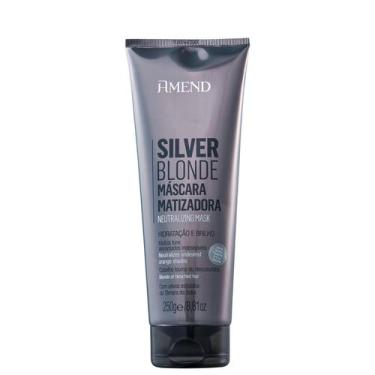 Imagem de Amend Silver Blonde - Máscara Matizadora 250G - Amend Cosméticos