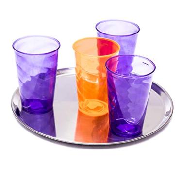 Imagem de BANDEJA DE INOX REDONDA PARA GARCOM PROFISSIONAL 36CM