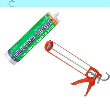 Imagem de Silicone Marrom 450G Selante Acrílico Base Dágua C/Aplicador