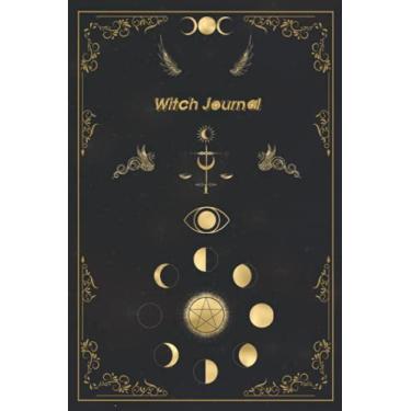 Imagem de Witch Journal: Witch Journal: Witch Diary Blank Lined Notebook Journal With A Wicca Style frame | Perfect For Witches, Wiccans ... Pagan Gift! Perfect For Magic, Witchcraft And Spells!