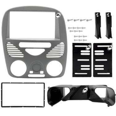 Imagem de Moldura Fiamon 2 Din 7" Palio Fire G2 02/14 - Siena 1.0 Fire 02/14 - Strada 1.4 MPI Fire 02/14 Sem Ar Condicionado - Cinza