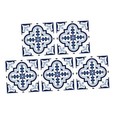 Imagem de Gadpiparty 5 Unidades adesivos de azulejo adesivos impermeáveis papel de parede da cozinha decoração decalques da parede da telha decorações de azulejos removível adesivo de parede Pegajoso