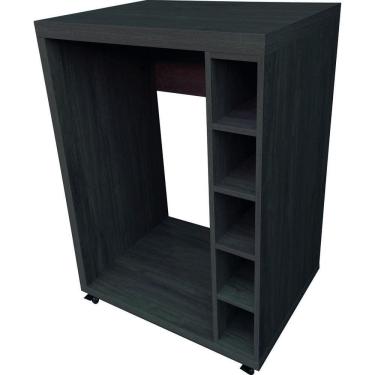 Imagem de Bancada Bar  com rodízios para embutir cervejeira frigobar ou adega