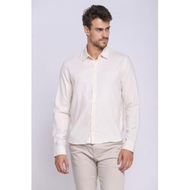 Imagem de Camisa Masculina Algodão Básica Verano Polo Wear Off White