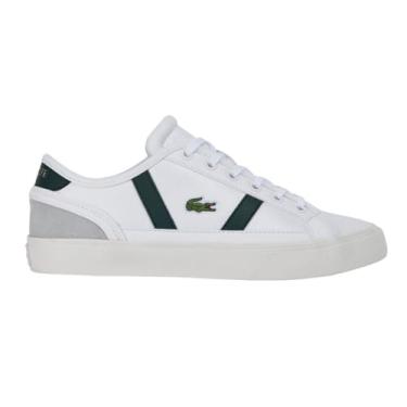 Imagem de Tênis Lacoste Sideline Pro Casual Original 1magnus (Branco/Verde, BR, Adulto, Numérico, 36)
