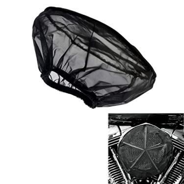 Imagem de Motocicleta impermeável filtro de ar meia de chuva capa protetora à prova de poeira para Harley Dyna Sportster Touring Softail Kits de limpador de filtro de ar Harley Davidson Touring Road King Softial Fat Boy 1993-2022