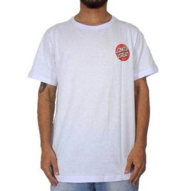 Imagem de Camiseta Santa Cruz Wash Dot Branco-Masculino