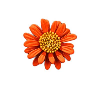 Imagem de Broche de flor de margarida multicolorido, broche de lapela de terno de girassol, rosa amarelo branco sol vestido decote broche esmalte margarida casaco colarinho broche para mulheres meninas homens