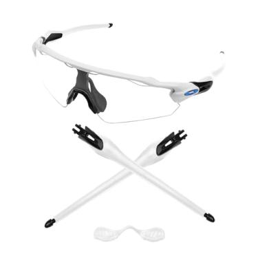 Imagem de Eye Opening Stuff Hastes pretas de substituição para óculos de sol Oakley Radar EV OO9275 - Branco