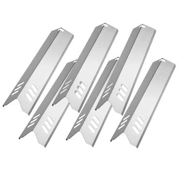 Imagem de Criditpid Peças de reposição de churrasqueira para queimadores Dyna Glo 6 DGB610SSP DGF600SSP DGF493BNP DGF510SBP DGH483CRP DGF493PNP, escudo de placas térmicas de grelha de 38 cm para peças de