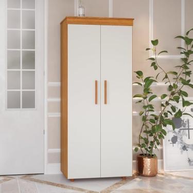 Imagem de Armário Multiuso 2 Portas 1 Gaveta Advantage Freijó/Off-White