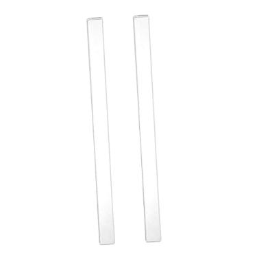 Imagem de Generic 2 peças rolo guias régua de equilíbrio 2mm tiras de massa de medição de espessura para biscoitos, 40cmx2.5cm