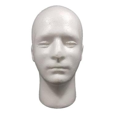 Imagem de Cabeça de Manequim Masculino Isopor Cherey - Peruca, Chapéu